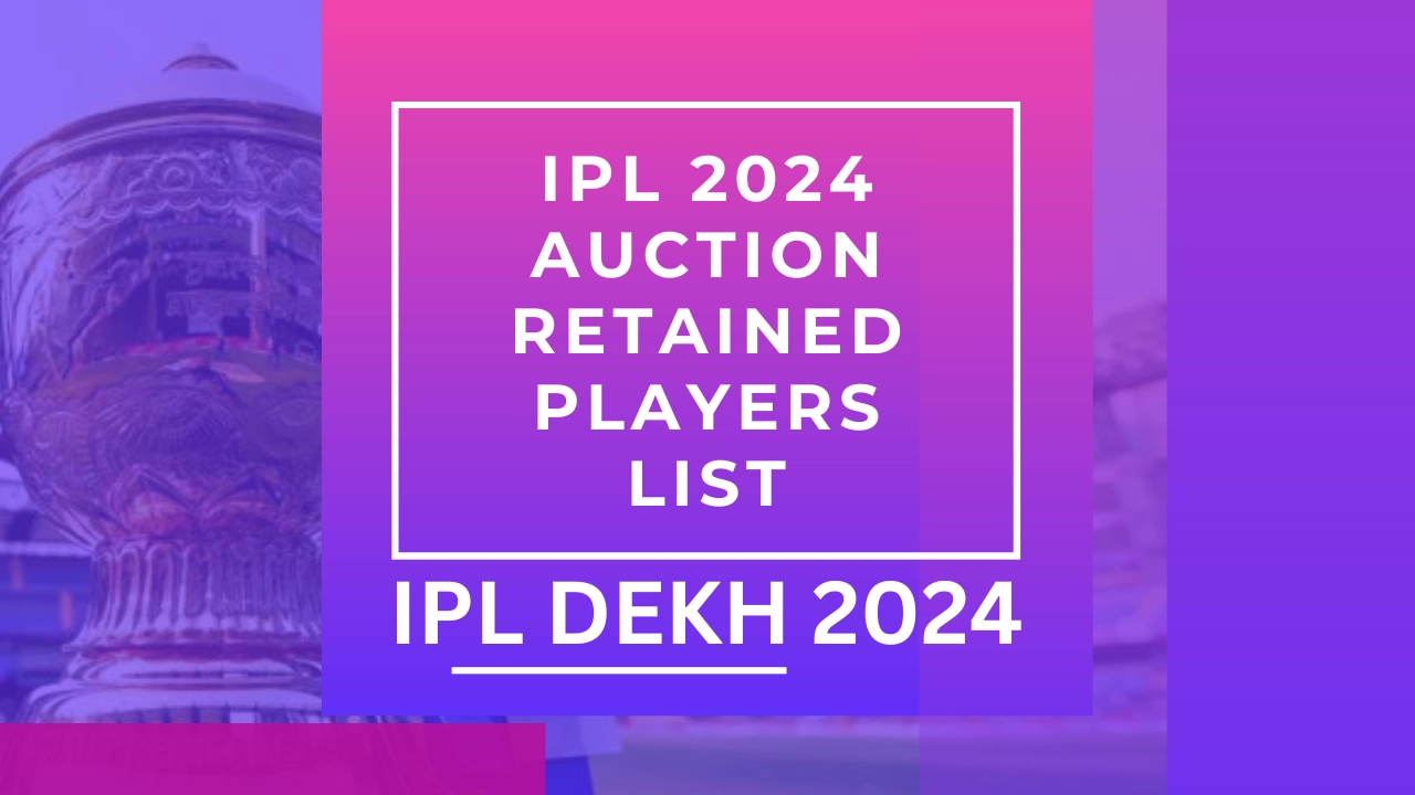 IPL 2024 Auction Retained Players List