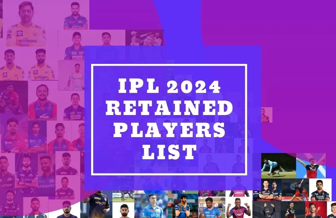 IPL 2024 Retained Players List for the IPL 2024 season