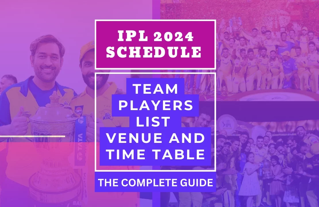 IPL 2024 Schedule latest update @ IPLDekh.com