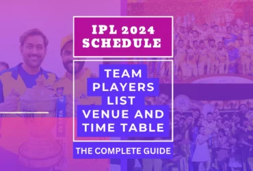 IPL 2024 Schedule latest update @ IPLDekh.com