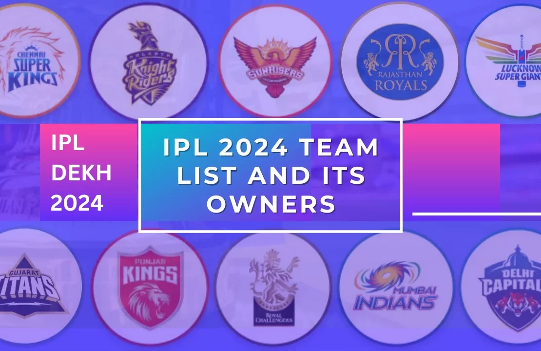 IPL 2024 team List and Its Owners | IPL Dekh.Com