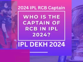 2024 IPL RCB Captain