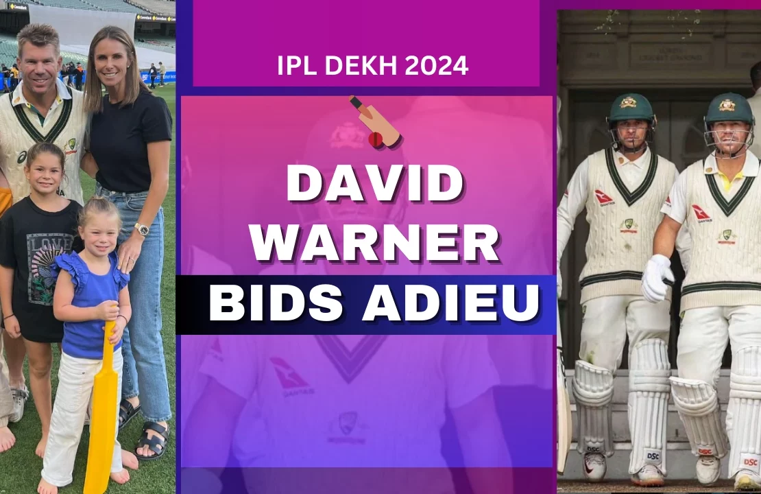 David Warner Bids Adieu