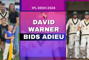 David Warner Bids Adieu